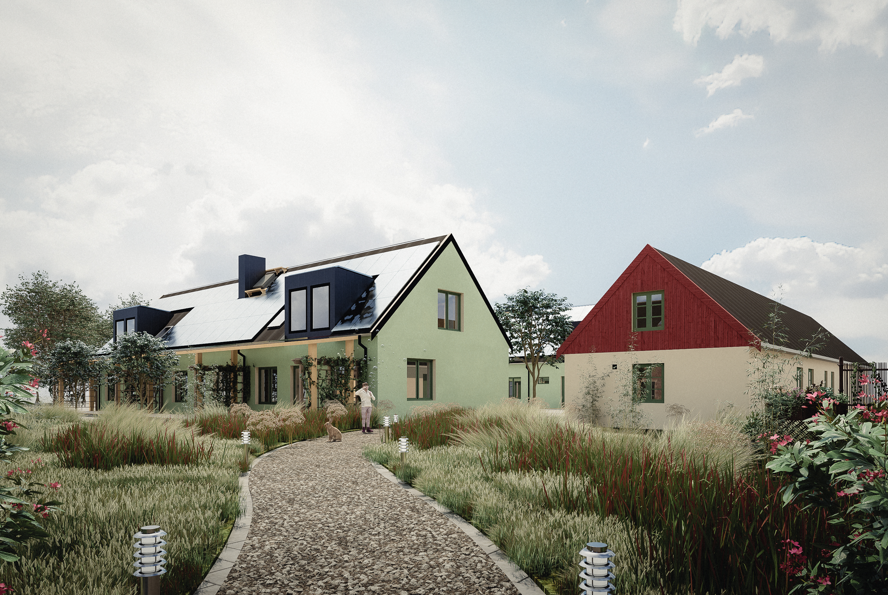 Levla tidig visionsbild från arkitektbyrån Här!