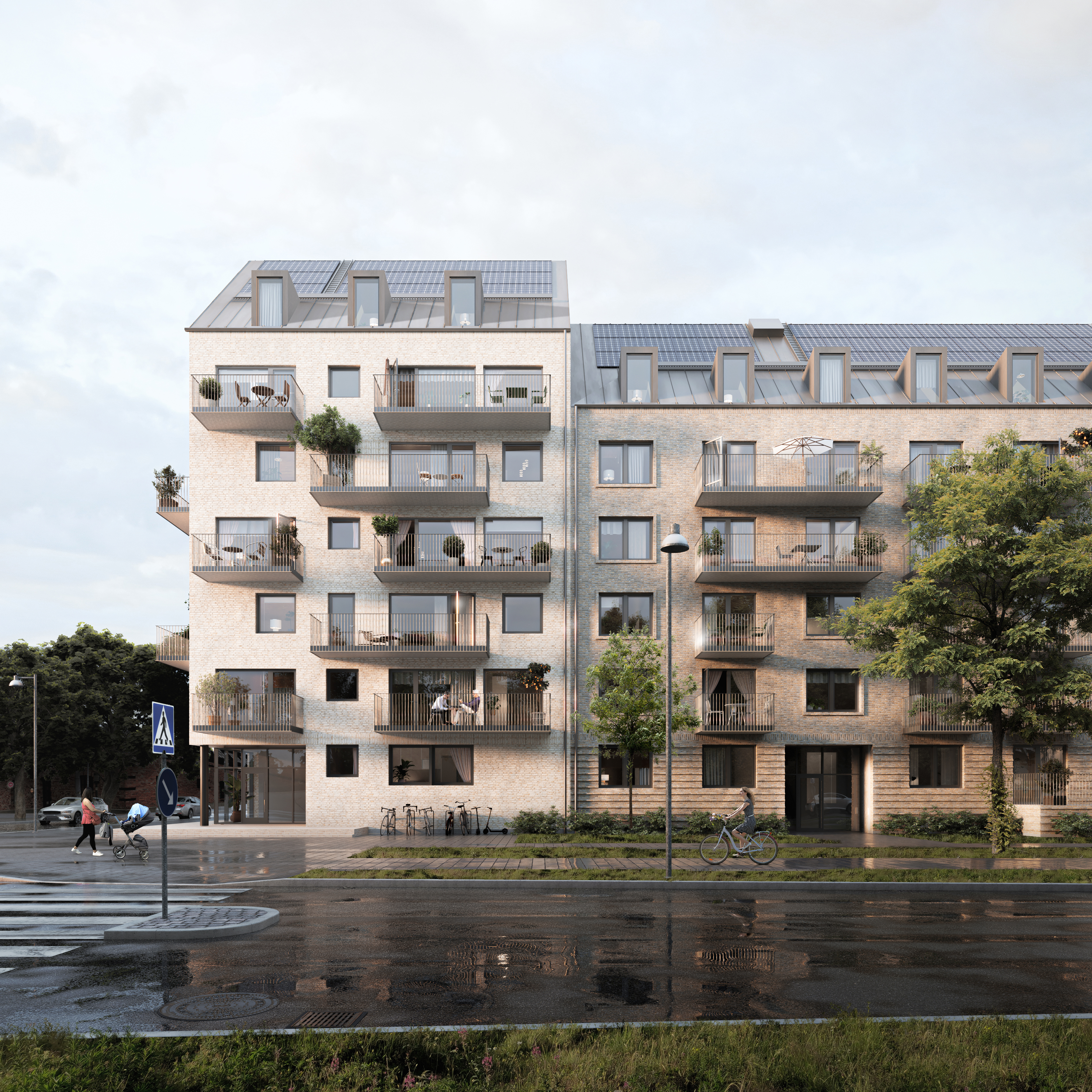 Råbykungen sett från Södra vägen i Lund