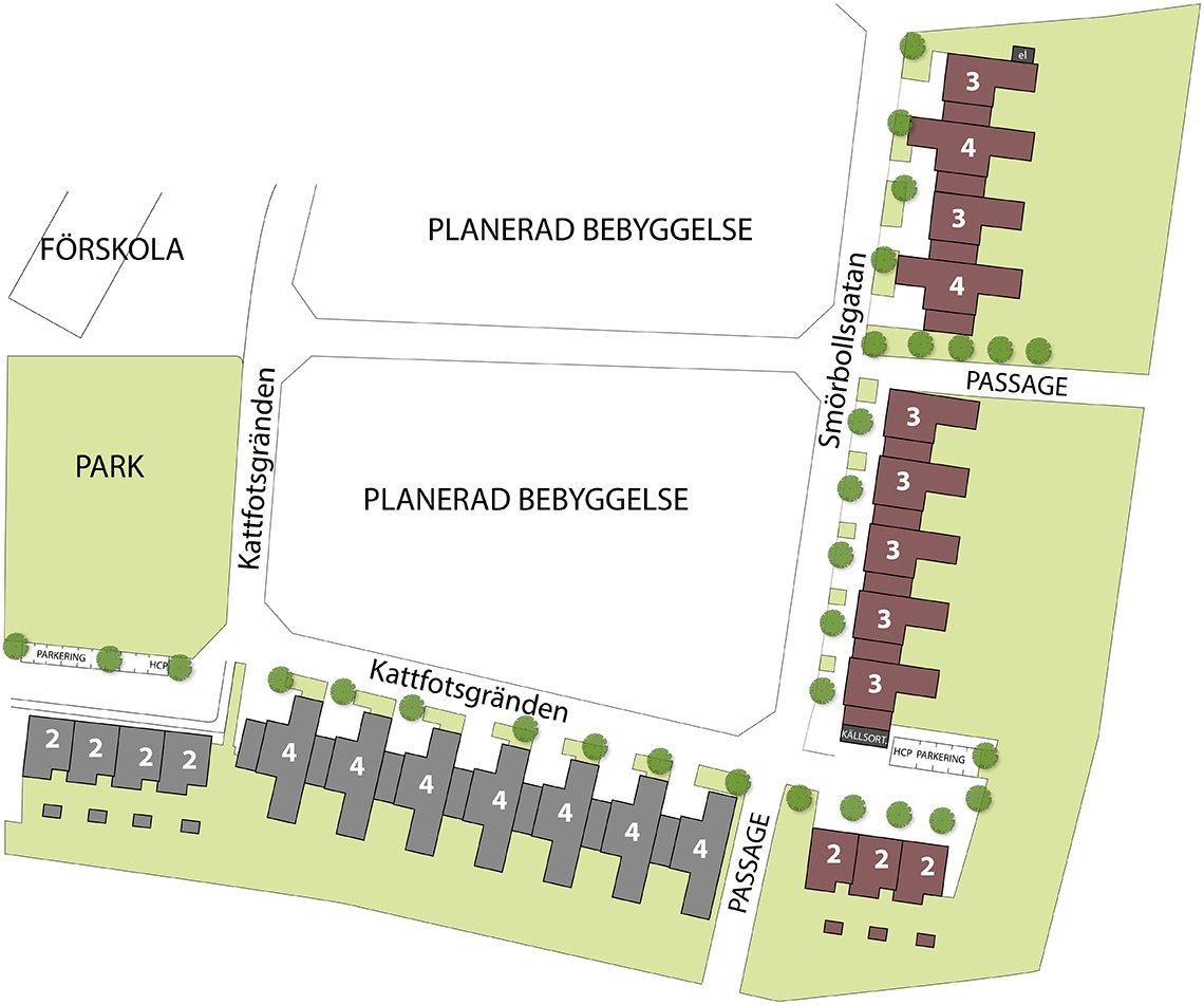 Karta över området