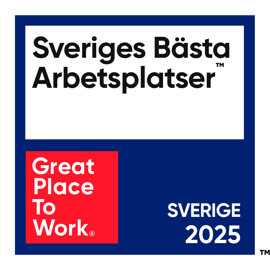 logga great place to work certifierad 2025