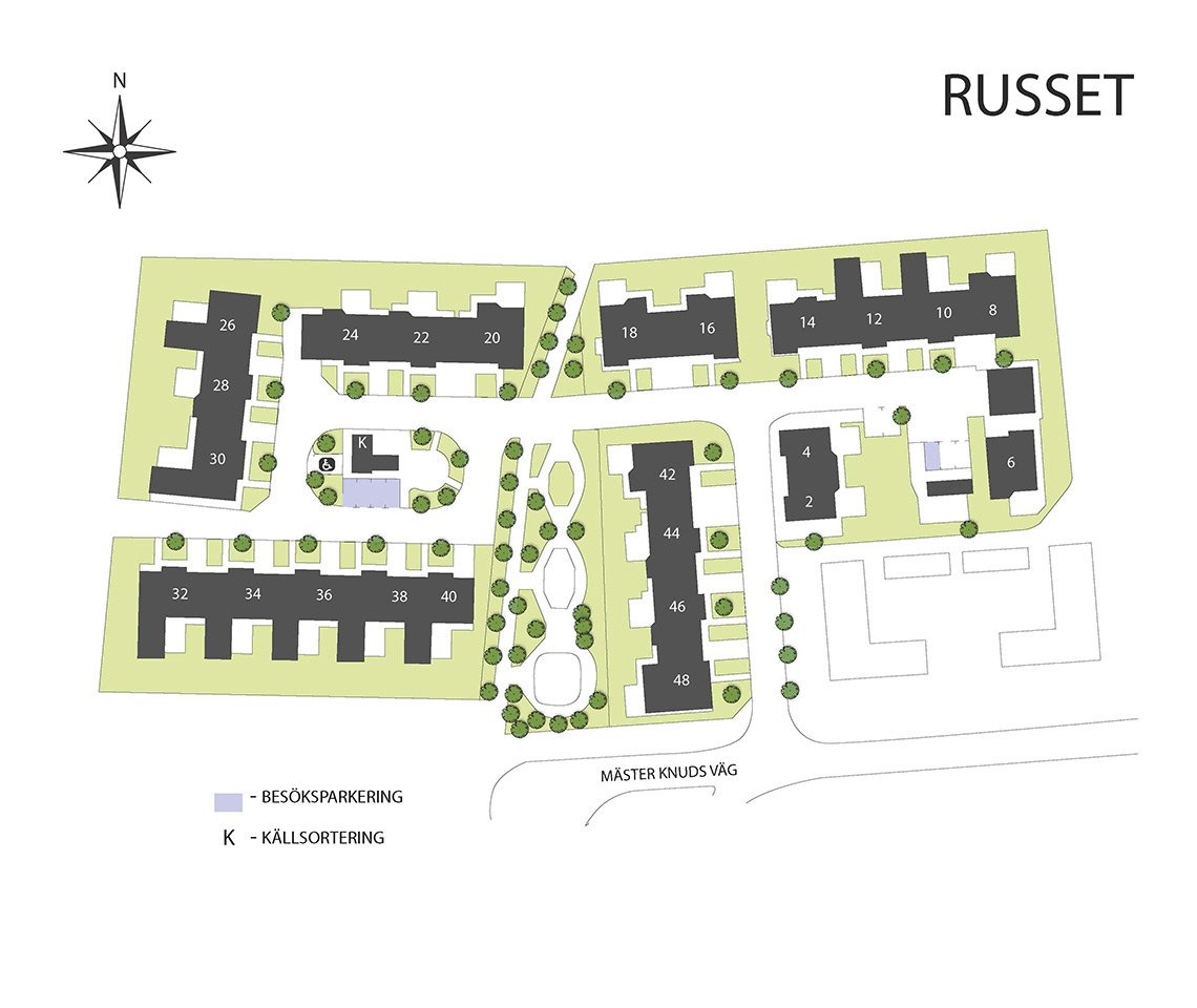 Karta över området