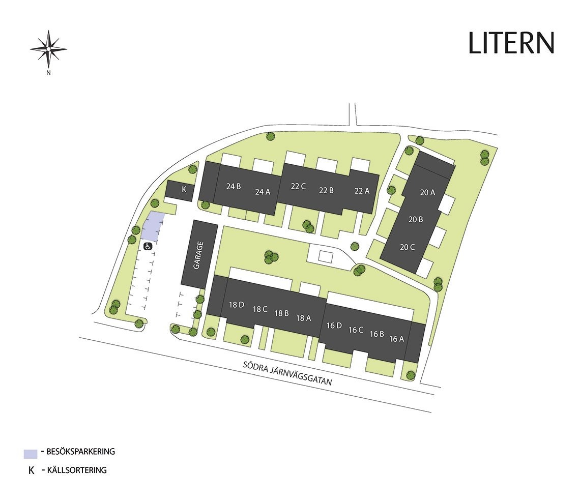 Karta över området