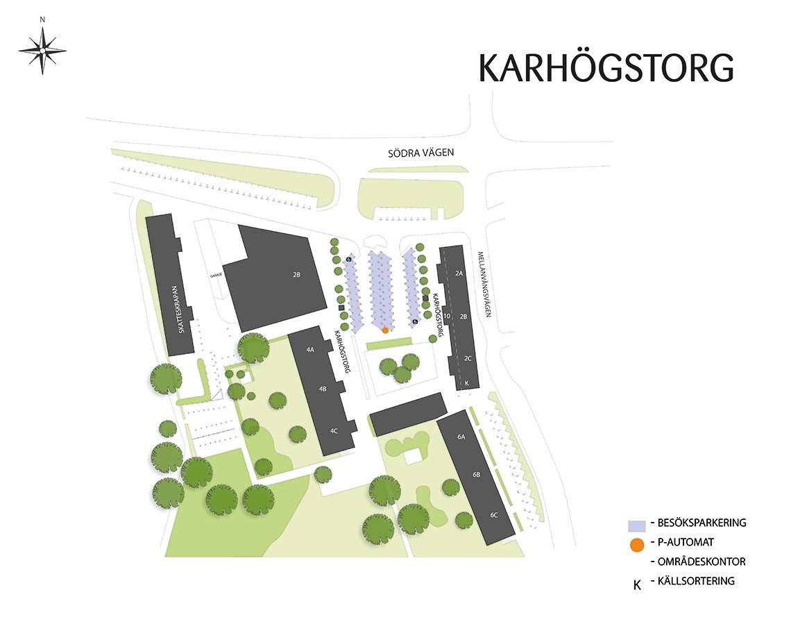 Karta över området