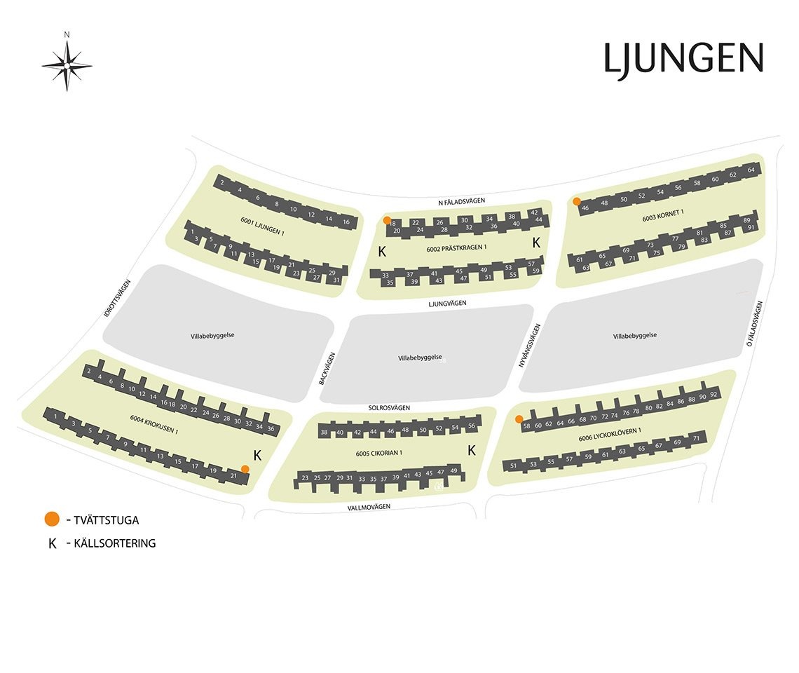 Karta över området