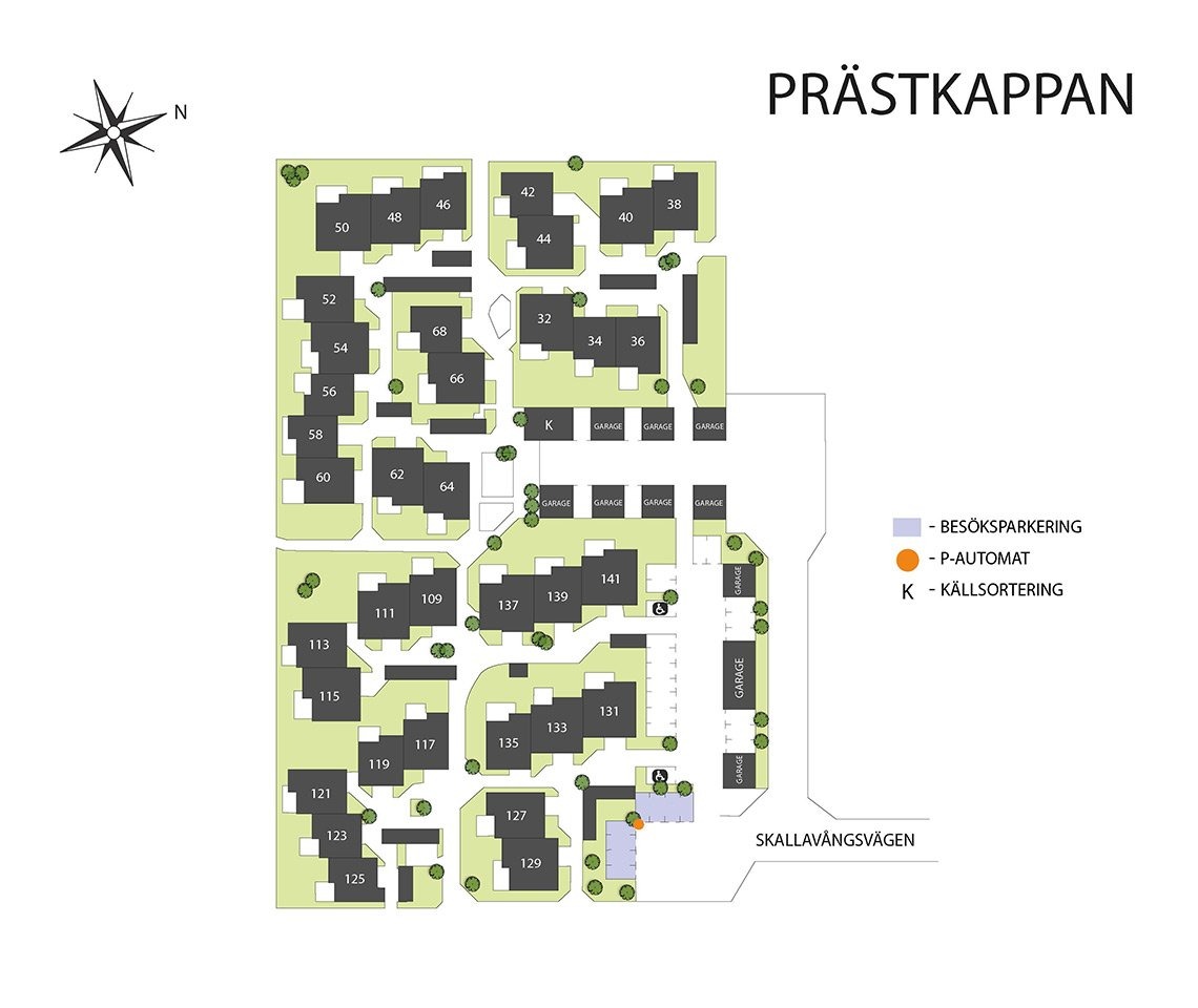 Karta över området