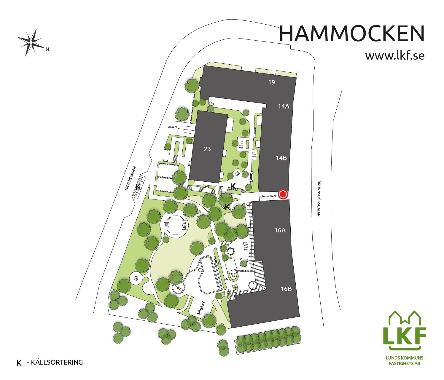 kartbild över området hammocken