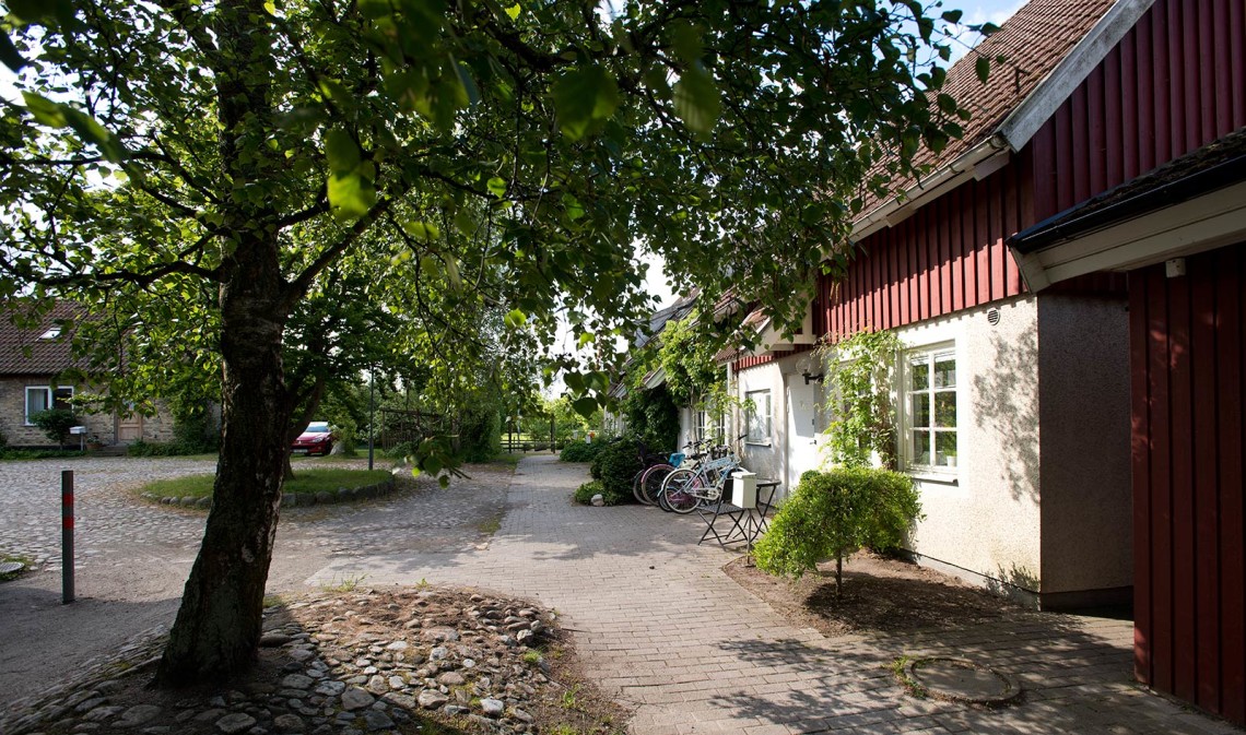 Gårdsvy från Östra Torns vy