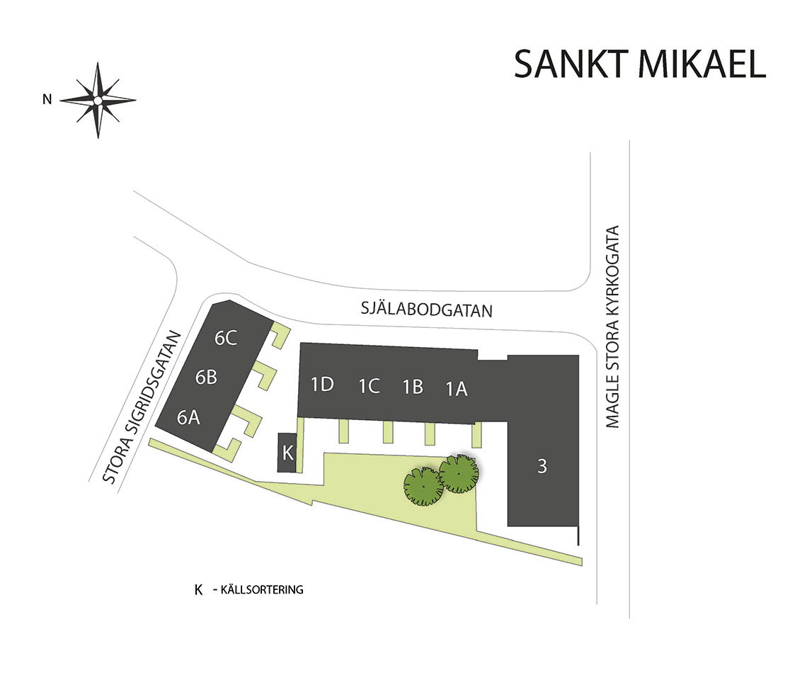 Områdeskarta Sankt Mikael